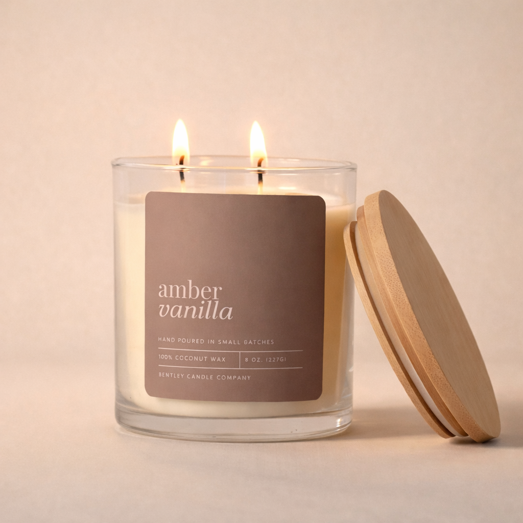 新品！BENTLEYアロマキャンドル Amber & Vanilla Candle – Bentley Candle co.