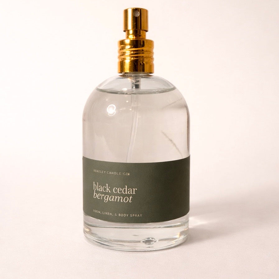 Black Cedar & Bergamot - Room & Body Spray
