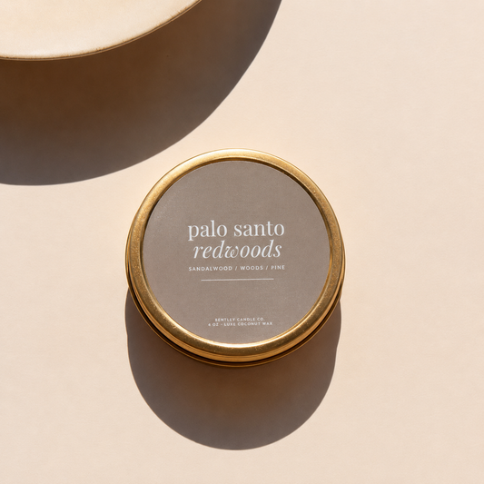 Palo Santo & Redwoods Candle Tin