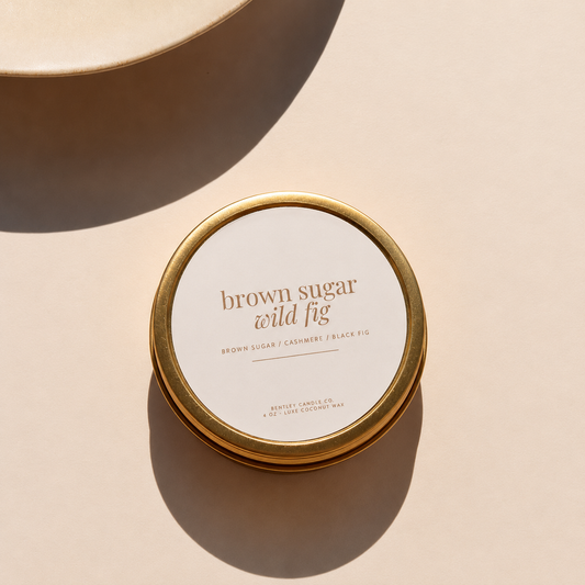 Brown Sugar & Wild Fig Candle Tin