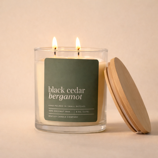 Black Cedar & Bergamot Candle
