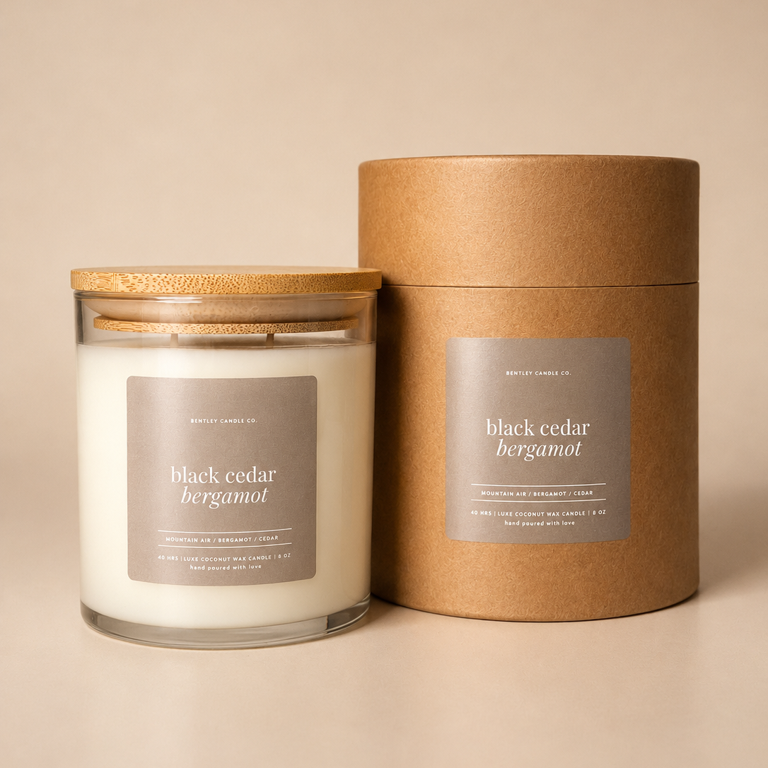 Black Cedar & Bergamot Candle