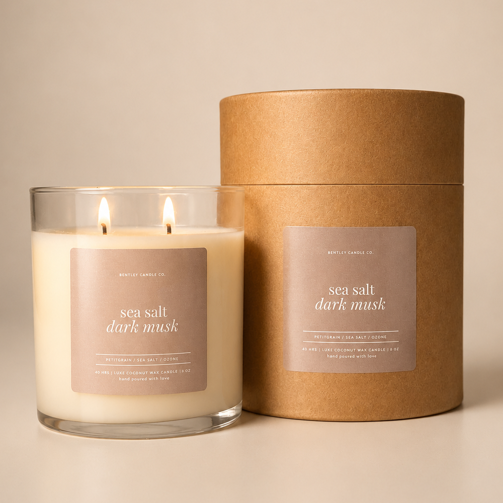 Sea Salt & Dark Musk Candle