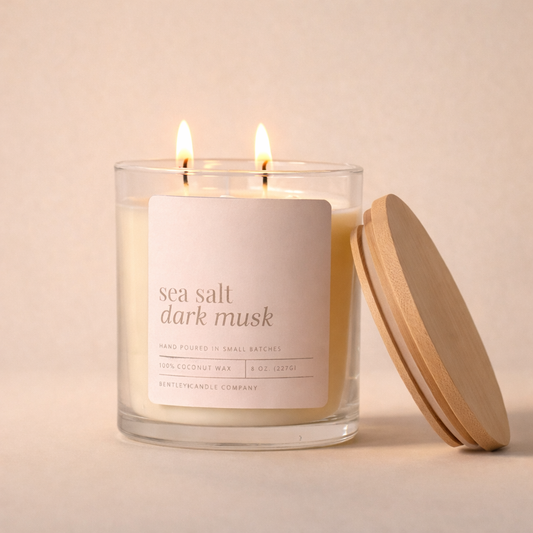 Sea Salt & Dark Musk Candle