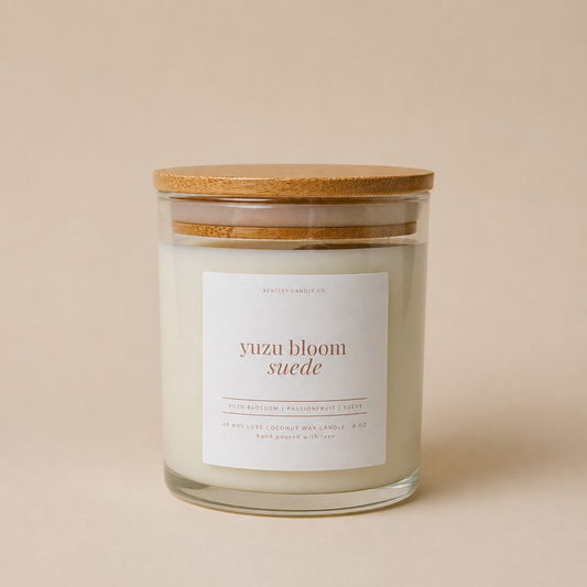 Yuzu Bloom + Suede Candle