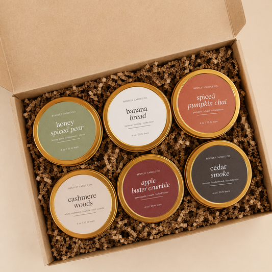 Autumn Travel Candle Tins - 4 oz